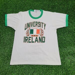 Vintage 80s Screen-Stars Shirt M/L 20x26 USA